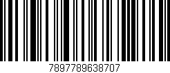 Código de barras (EAN, GTIN, SKU, ISBN): '7897789638707'
