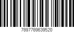 Código de barras (EAN, GTIN, SKU, ISBN): '7897789639520'