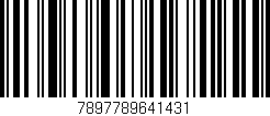 Código de barras (EAN, GTIN, SKU, ISBN): '7897789641431'