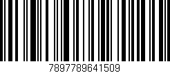 Código de barras (EAN, GTIN, SKU, ISBN): '7897789641509'