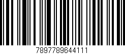 Código de barras (EAN, GTIN, SKU, ISBN): '7897789644111'
