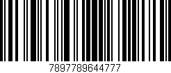 Código de barras (EAN, GTIN, SKU, ISBN): '7897789644777'