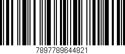 Código de barras (EAN, GTIN, SKU, ISBN): '7897789644821'