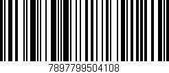 Código de barras (EAN, GTIN, SKU, ISBN): '7897799504108'