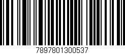 Código de barras (EAN, GTIN, SKU, ISBN): '7897801300537'