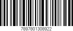 Código de barras (EAN, GTIN, SKU, ISBN): '7897801308922'