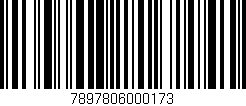 Código de barras (EAN, GTIN, SKU, ISBN): '7897806000173'