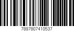 Código de barras (EAN, GTIN, SKU, ISBN): '7897807410537'