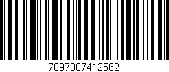Código de barras (EAN, GTIN, SKU, ISBN): '7897807412562'