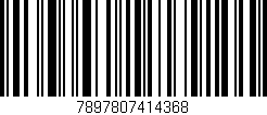 Código de barras (EAN, GTIN, SKU, ISBN): '7897807414368'