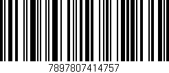 Código de barras (EAN, GTIN, SKU, ISBN): '7897807414757'
