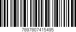 Código de barras (EAN, GTIN, SKU, ISBN): '7897807415495'