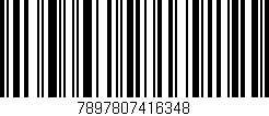 Código de barras (EAN, GTIN, SKU, ISBN): '7897807416348'