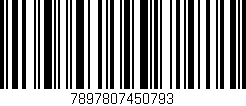 Código de barras (EAN, GTIN, SKU, ISBN): '7897807450793'