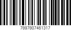 Código de barras (EAN, GTIN, SKU, ISBN): '7897807461317'