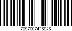 Código de barras (EAN, GTIN, SKU, ISBN): '7897807476946'