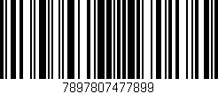 Código de barras (EAN, GTIN, SKU, ISBN): '7897807477899'