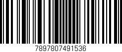 Código de barras (EAN, GTIN, SKU, ISBN): '7897807491536'