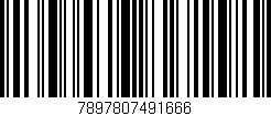 Código de barras (EAN, GTIN, SKU, ISBN): '7897807491666'