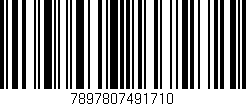 Código de barras (EAN, GTIN, SKU, ISBN): '7897807491710'