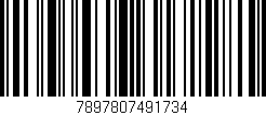 Código de barras (EAN, GTIN, SKU, ISBN): '7897807491734'
