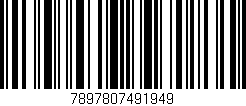 Código de barras (EAN, GTIN, SKU, ISBN): '7897807491949'