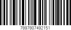 Código de barras (EAN, GTIN, SKU, ISBN): '7897807492151'