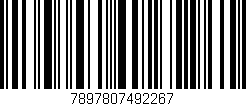 Código de barras (EAN, GTIN, SKU, ISBN): '7897807492267'