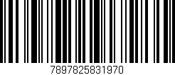 Código de barras (EAN, GTIN, SKU, ISBN): '7897825831970'