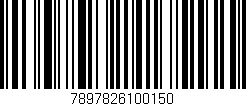Código de barras (EAN, GTIN, SKU, ISBN): '7897826100150'