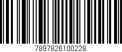 Código de barras (EAN, GTIN, SKU, ISBN): '7897826100228'