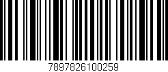 Código de barras (EAN, GTIN, SKU, ISBN): '7897826100259'