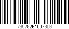 Código de barras (EAN, GTIN, SKU, ISBN): '78978261007308'