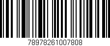 Código de barras (EAN, GTIN, SKU, ISBN): '78978261007808'