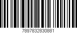 Código de barras (EAN, GTIN, SKU, ISBN): '7897832830881'