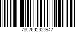 Código de barras (EAN, GTIN, SKU, ISBN): '7897832833547'
