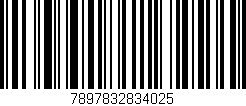 Código de barras (EAN, GTIN, SKU, ISBN): '7897832834025'