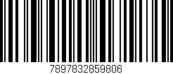 Código de barras (EAN, GTIN, SKU, ISBN): '7897832859806'