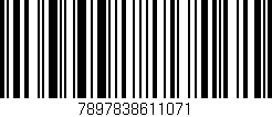 Código de barras (EAN, GTIN, SKU, ISBN): '7897838611071'