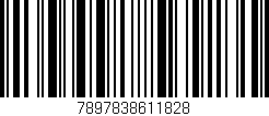 Código de barras (EAN, GTIN, SKU, ISBN): '7897838611828'