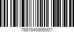 Código de barras (EAN, GTIN, SKU, ISBN): '7897840905007'