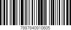 Código de barras (EAN, GTIN, SKU, ISBN): '7897840910605'