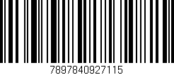 Código de barras (EAN, GTIN, SKU, ISBN): '7897840927115'