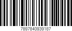 Código de barras (EAN, GTIN, SKU, ISBN): '7897840939187'