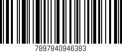 Código de barras (EAN, GTIN, SKU, ISBN): '7897840946383'