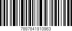 Código de barras (EAN, GTIN, SKU, ISBN): '7897841910963'