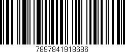 Código de barras (EAN, GTIN, SKU, ISBN): '7897841918686'