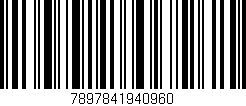 Código de barras (EAN, GTIN, SKU, ISBN): '7897841940960'