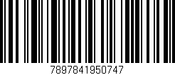 Código de barras (EAN, GTIN, SKU, ISBN): '7897841950747'