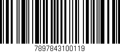 Código de barras (EAN, GTIN, SKU, ISBN): '7897843100119'